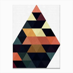 Triangle geometry 1 Canvas Print