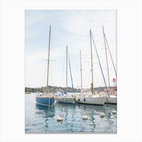 Villefranche Sur Mer Harbor Canvas Print