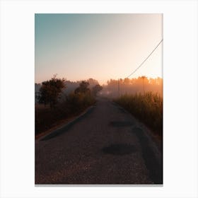 Fog In The Morning Canvas Print