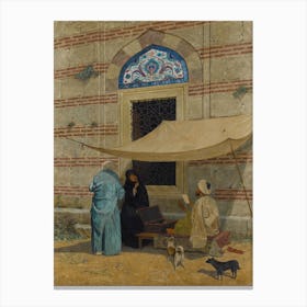 Public Scribe, Osman Hamdi Bey Canvas Print