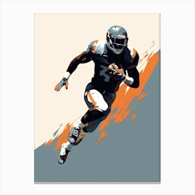 American Football Player 89 Canvas Print