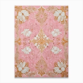 Pink And Gold Kaleidoscope Dance Toile