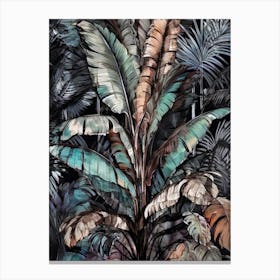 Tropical Jungle nature forest botany 2 Canvas Print
