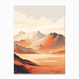 Laugavegur Iceland 1 Hiking Trail Landscape Canvas Print