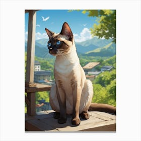 Siamese Cat 1 Canvas Print