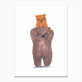Bear Shoulders Canvas Print