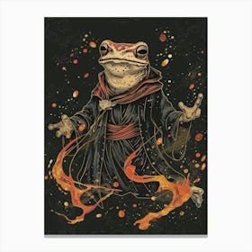 Frog Wizard 2 Canvas Print