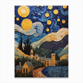 Starry Night 16 Canvas Print