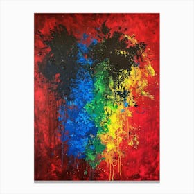 Rainbow Heart Canvas Print