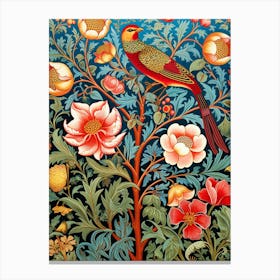 William Morris - Bird In A Tree Canvas Print