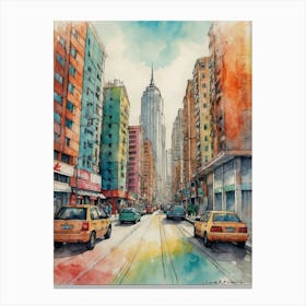 Hong Kong City 1 Canvas Print