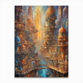 Fantasy City 1 Canvas Print