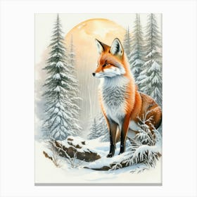 Fox 3 Canvas Print