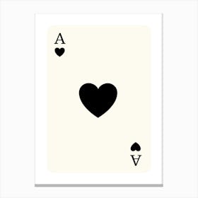 Ace Of Spades 14 Canvas Print