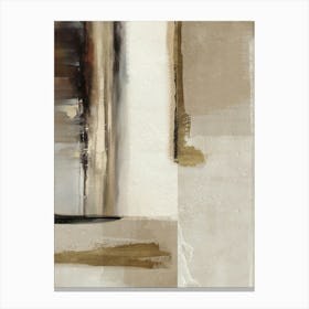 Neutral Minimal Abstract Painting 2 Canvas Print