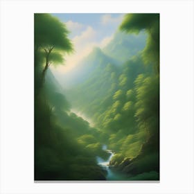 Green Valley Canvas Print