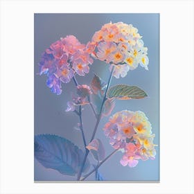 Iridescent Flower Lantana 1 Canvas Print