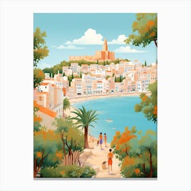 Ibiza Spain 4 Illustration Canvas Print