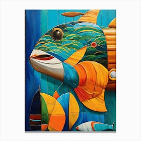 Fish Painting 1245 Canvas Print