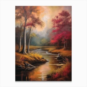 Autumn River 2 Canvas Print