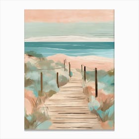 Beach Path Canvas Print
