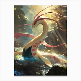 Milotic Pokemon Anime Manga Japan Poster Canvas Print