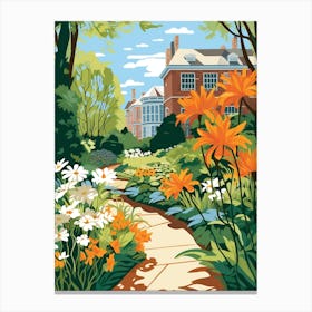 Smith College Botanic Garden Usa Illustration 2  Canvas Print
