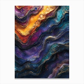 Stunning Whimsical Marble 6 Canvas Print