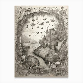 Fairytale Castle 6 Canvas Print