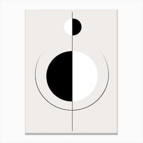 Minimal Abstract Shapes 6 Canvas Print