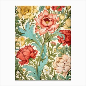 Wallpaper Floral Pattern 2 Canvas Print