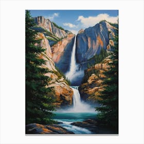 Yosemite Waterfall Canvas Print