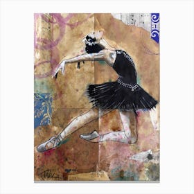 Black Swan2 Canvas Print