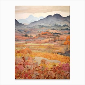 Autumn National Park Painting Fuji Hakone Izu National Park Japan 1 Canvas Print