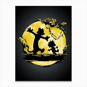 Calvin and Hobbes II Canvas Print