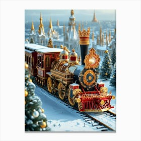 Christmas Train 2 Canvas Print