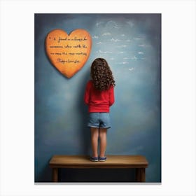 Heart Of Wisdom Canvas Print