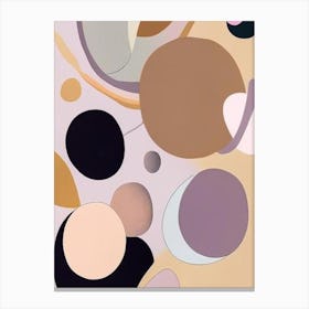 Planetesimal Musted Pastels Space Canvas Print