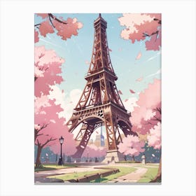 Eiffel Tower Paris Canvas Print