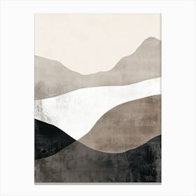 Neutral Tide Minimalist Style Canvas Print