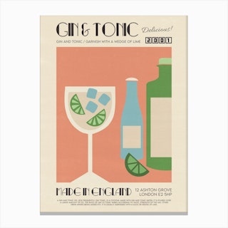 The Gin And Tonic Canvas Print