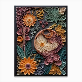 Quilling Art 1 Canvas Print