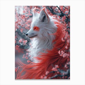 Beautiful Fantasy White Fox Leinwandbilder