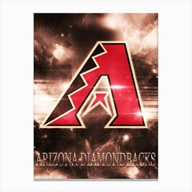 Arizona Diamondbacks Poster Canvas Print