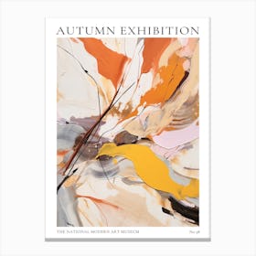 Autumn Exhibition Modern Abstract Poster 38 Canvas Print