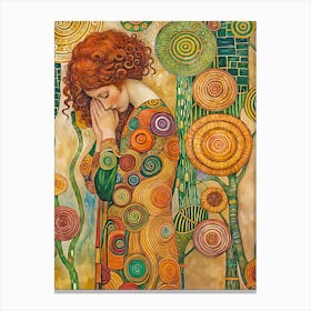 Klimt'S Woman 3 Canvas Print