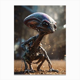 Alien Creature Canvas Print