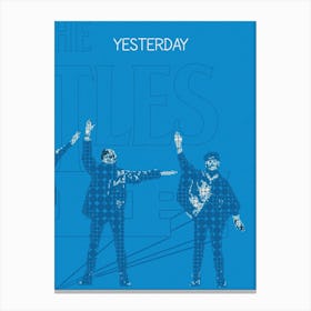 Yesterday The Beatles Album Help 1 Canvas Print