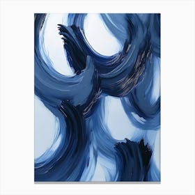 Abstract Blue Painting 4 Canvas Print