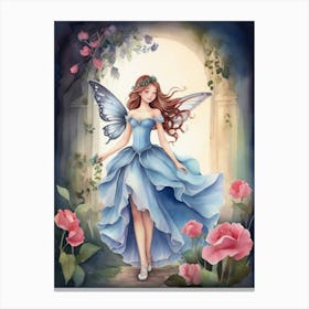 Fairy In The Garden 1 Canvas Print